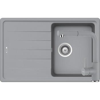 Kit chiuveta Schock Element D-100S 780 x 500 mm si baterie Schock Napos cu Dus Extractibil Croma Cristalite Kit chiuveta Schock Element D-100S 780 x 500 mm si baterie Schock Napos cu Dus Extractibil Croma Cristalite