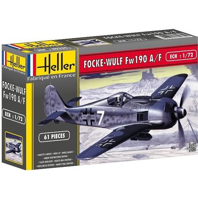 Macheta aeromodele Heller Focke Wulf Fw 190 A/F 1:72 HELL 80235