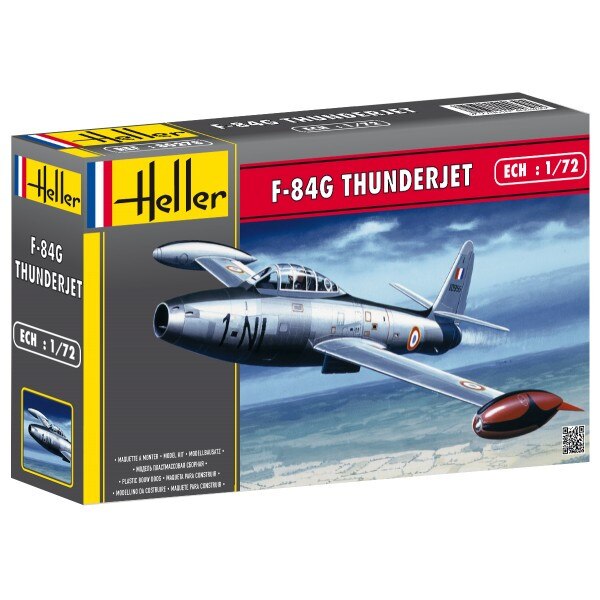 Macheta aeromodele Heller Republic F84-G Thunderjet 1:72 HELL 80278