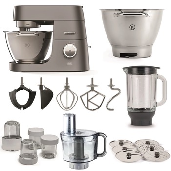 Robot Bucatarie Alimente Kenwood Chef Titanium KVC7411S, 1500 W, bol otel inoxidabil 4,6 l Robot Bucatarie Alimente Kenwood Chef Titanium KVC7411S, 1500 W, bol otel inoxidabil 4,6 l