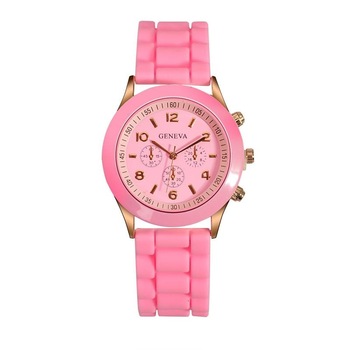Ceas de dama elegant Geneva, S100, roz Ceas de dama elegant Geneva, S100, roz