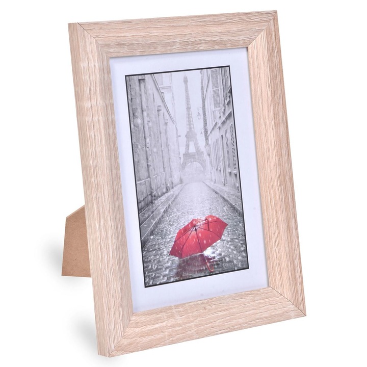 Rama foto crem , DecorCasa , 11 x 16 cm