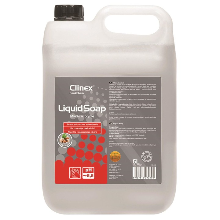 Течен сапун Clinex 5л