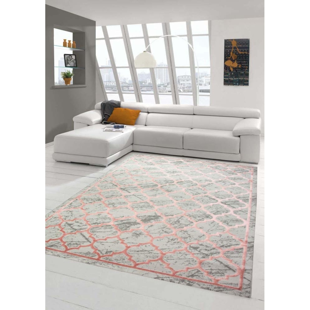 Covor MERINOS Style 30524 55-Pink 120x170 cm densitate covor 3.2 KG/m², grosime covor 10 mm, numar noduri pe m² 200017