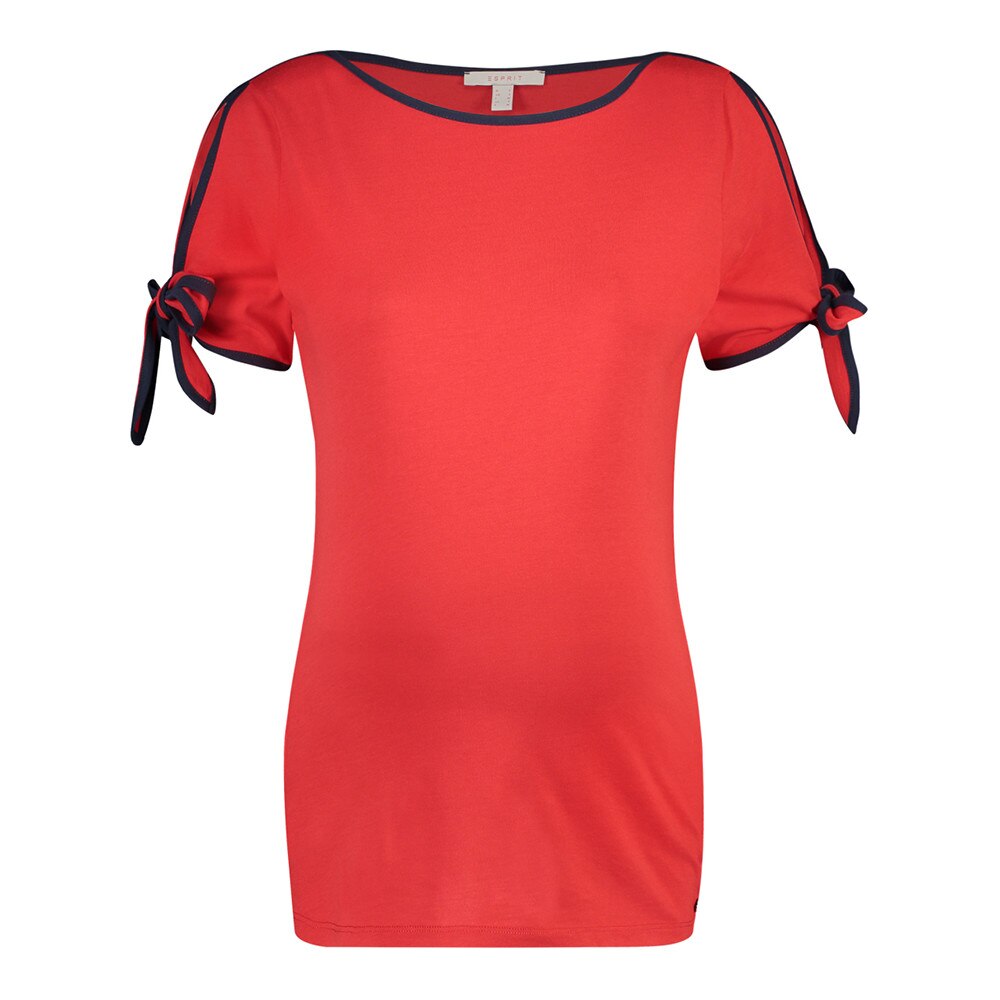 Tricou gravide, Esprit, cu umeri decupati, rosu, L EU