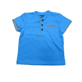 Tricou maneca scurta baietei GT 6741A, Albastru, 80 cm Tricou maneca scurta baietei GT 6741A, Albastru, 80 cm