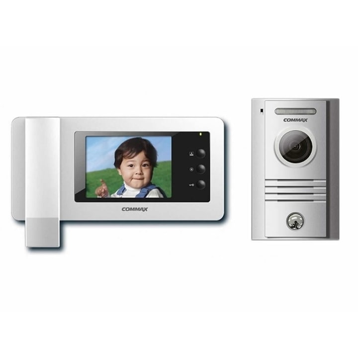 Set videointerfon color Commax, model ECO SET pentru o familie