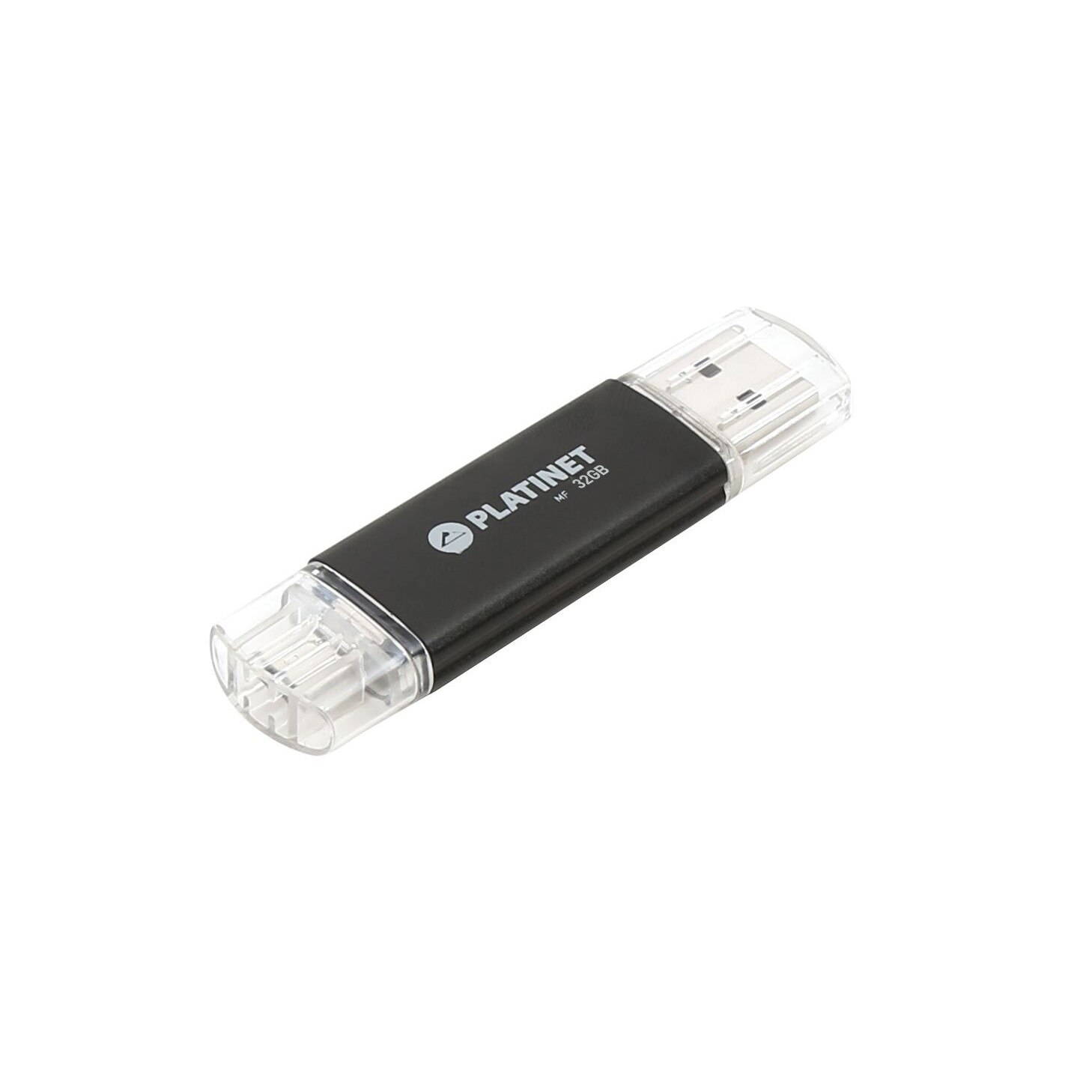 Memorie USB Platinet 2.0 AX-Depo 32GB + microUSB for tablets,neagra