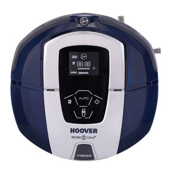 Robot de curatenie Hoover RBC030/1 011, 0.5 l, senzori noTouch, tehnologie infrarosu, autonomie 60 min, LED, Albastru Robot de curatenie Hoover RBC030/1 011, 0.5 l, senzori noTouch, tehnologie infrarosu, autonomie 60 min, LED, Albastru