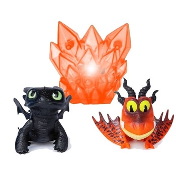 Set Mini Figurine Toothless si Hookfang, Cum sa iti dresezi Dragonul III Set Mini Figurine Toothless si Hookfang, Cum sa iti dresezi Dragonul III