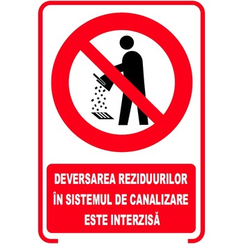 Set de 2 indicatoare A5 - DEVERSAREA REZIDURIILOR IN SISTEMUL Set de 2 indicatoare A5 - DEVERSAREA REZIDURIILOR IN SISTEMUL