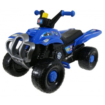 ATV Quad cu pedale - Blue Police ATV Quad cu pedale - Blue Police