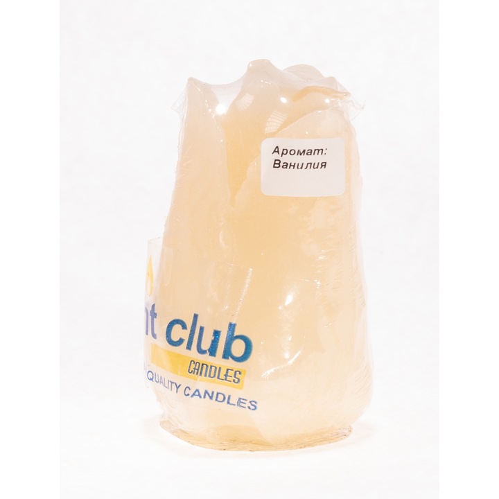 Ароматна свещ Лале, Light club, 50/75 мм, слонова кост/ванилия