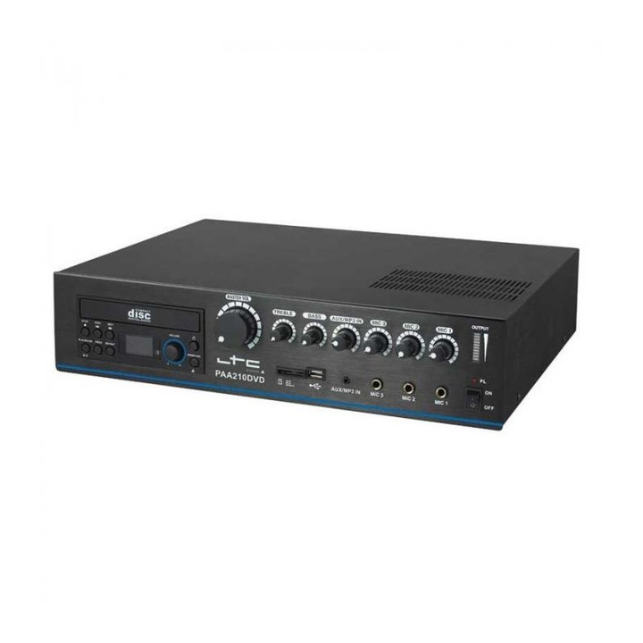 Усилвател LTC, 210 W, DVD / USB / SD / MP3