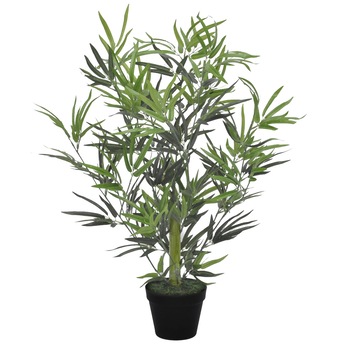 Bambus planta artificiala in ghiveci, vidaXL, 80 cm, Verde Bambus planta artificiala in ghiveci, vidaXL, 80 cm, Verde
