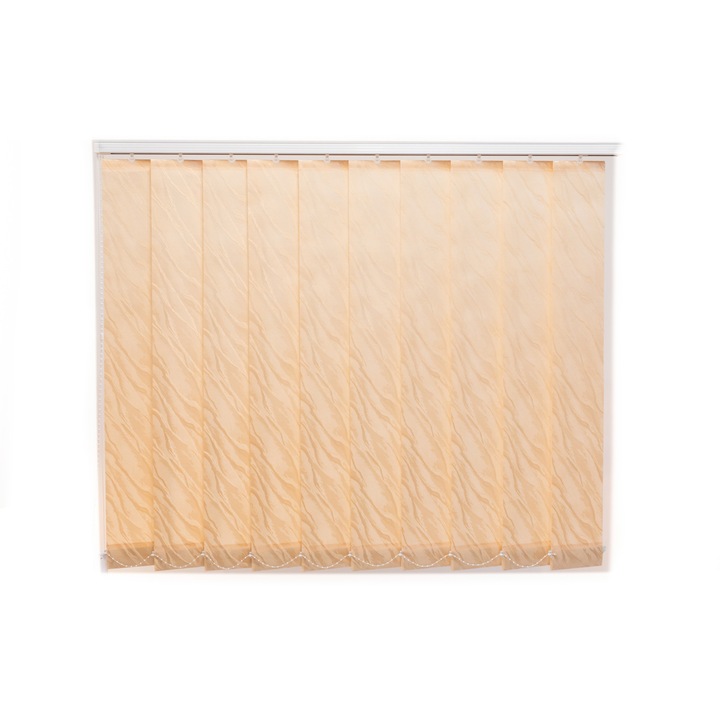 Jaluzele verticale 127 mm, Aneta 6502 ,crem ,L 180 cm x H 160 cm,Bendaluci