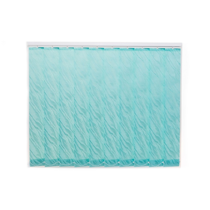 Jaluzele verticale 127 mm, Aneta 6513 ,verde smarald ,L 180 cm x H 160 cm,Bendaluci