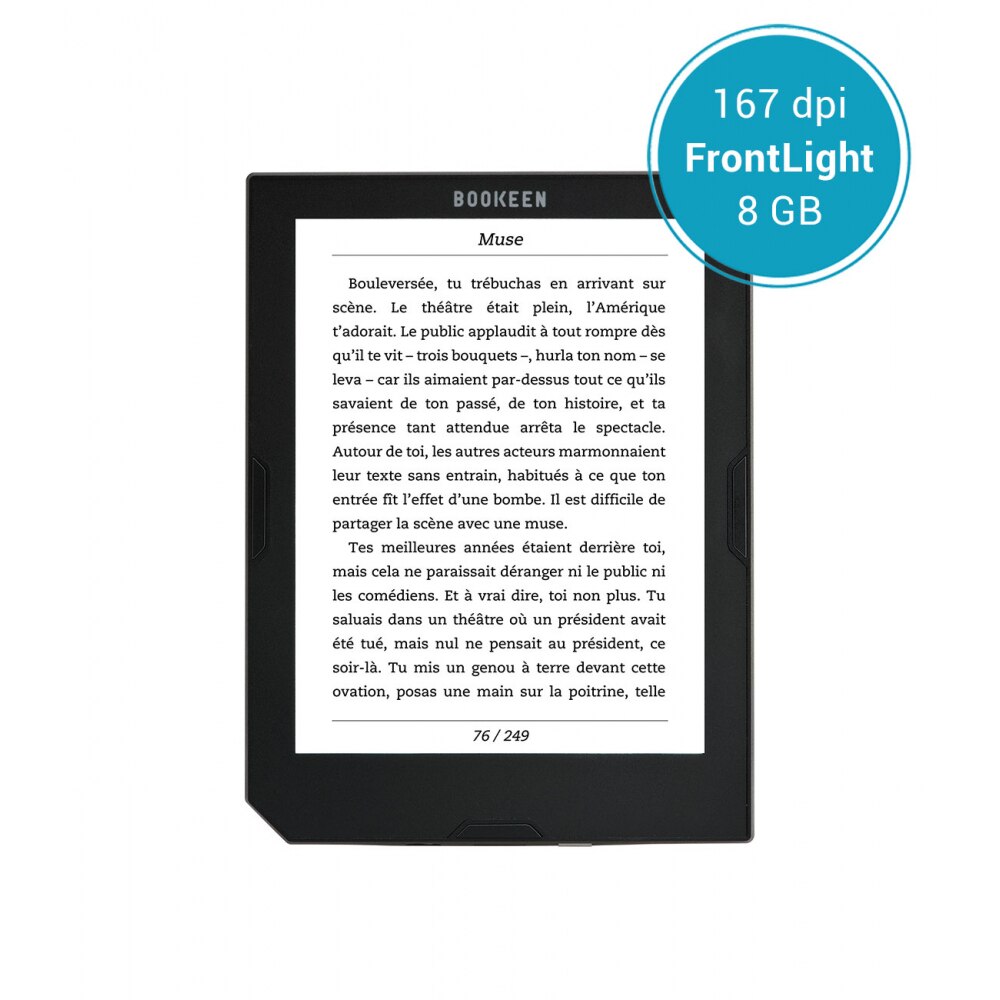 EBook Reader BOOKEEN Cybook Muse Light 6", Negru eMAG.ro