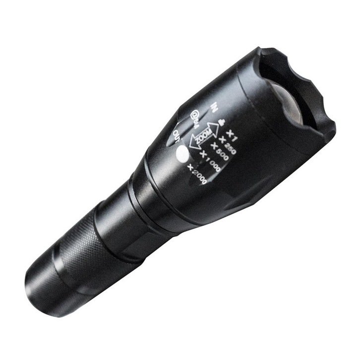 Фенерче TacLight Zoom, 3 x AAA, LED, 5 фазово осветление