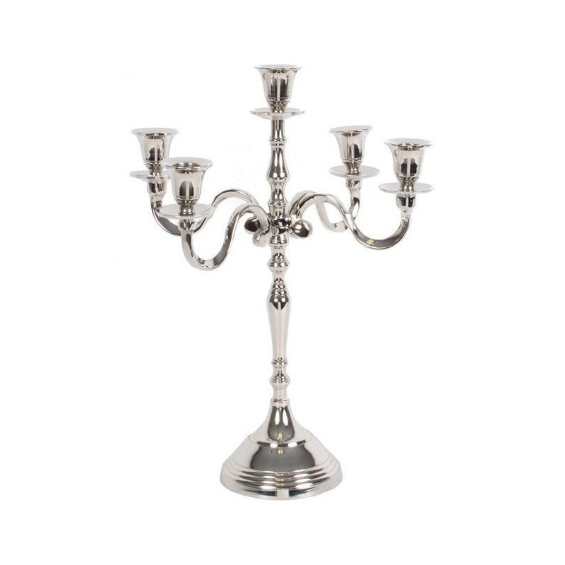 Sfesnic argintiu din aluminiu, nichelat, 30 x 40 cm