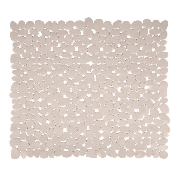 Covoras baie antiderapant stones, Msv, bej , 53x53 cm