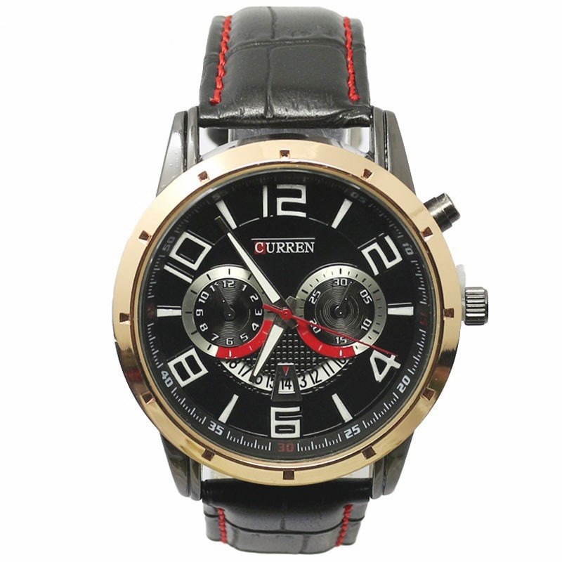 Ceas barbatesc Curren M8140, afisaj data, cutie eleganta cadou