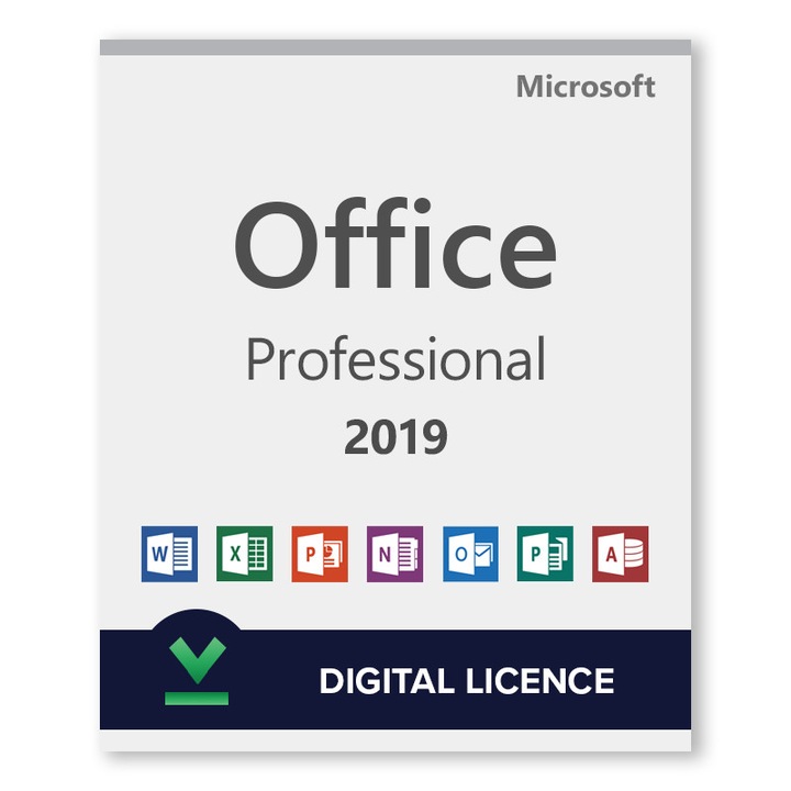 Microsoft Office 2019 Professional, kiskereskedelmi, elektronikus licenc