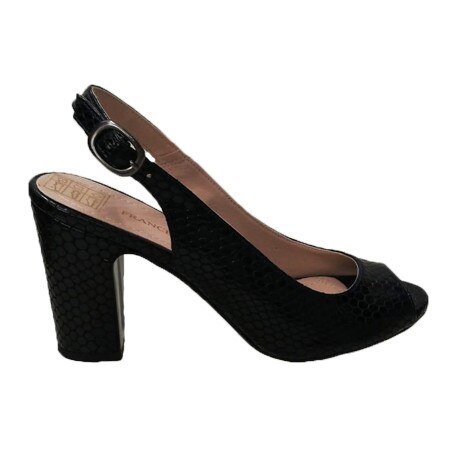 Sandale casual-elegant, design de piele de reptila, D&J Exclusive, Albastru marin