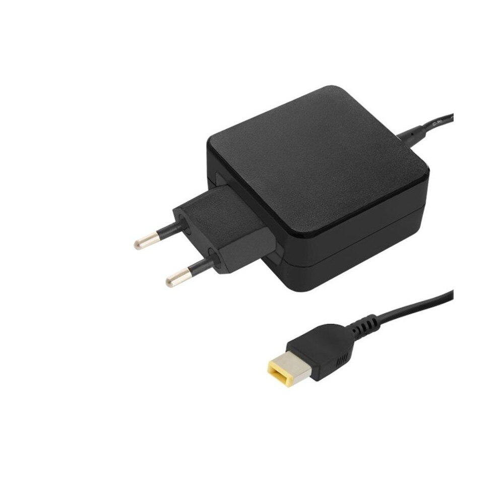 Incarcator cu mufa patrata pentru notebook Lenovo , Qoltec , 45W 20V 2.25A SlimTip+pin , negru