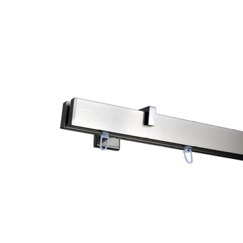 Galerie simpla Square line Capacel teava, lungime 300 cm, crom mat Galerie simpla Square line Capacel teava, lungime 300 cm, crom mat