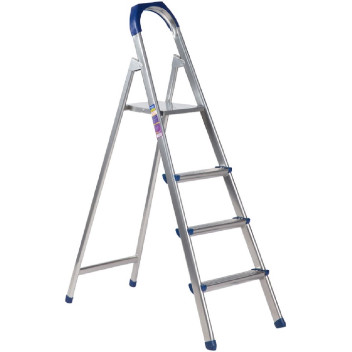 Scara metalica Evotools, 3 trepte + platforma, 1.43 m