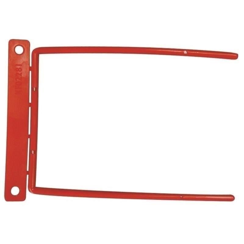 Alonje Q-CONNECT cu insertie metalica pentru cutii de arhivare, 7 cm, rosu