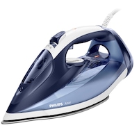 Fier de calcat Philips Azur GC4556/20, 2500 W, debit abur 50 g/min., jet abur 220g, functie Quick CalcRelease, talpa SteamGlide plus, Albastru