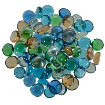 Pietre de sticla decorative colorate , DecorCasa , 340 grame Pietre de sticla decorative colorate , DecorCasa , 340 grame