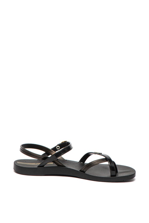 Ipanema, Fashion sarokpántos gumiszandál, Fekete, 39