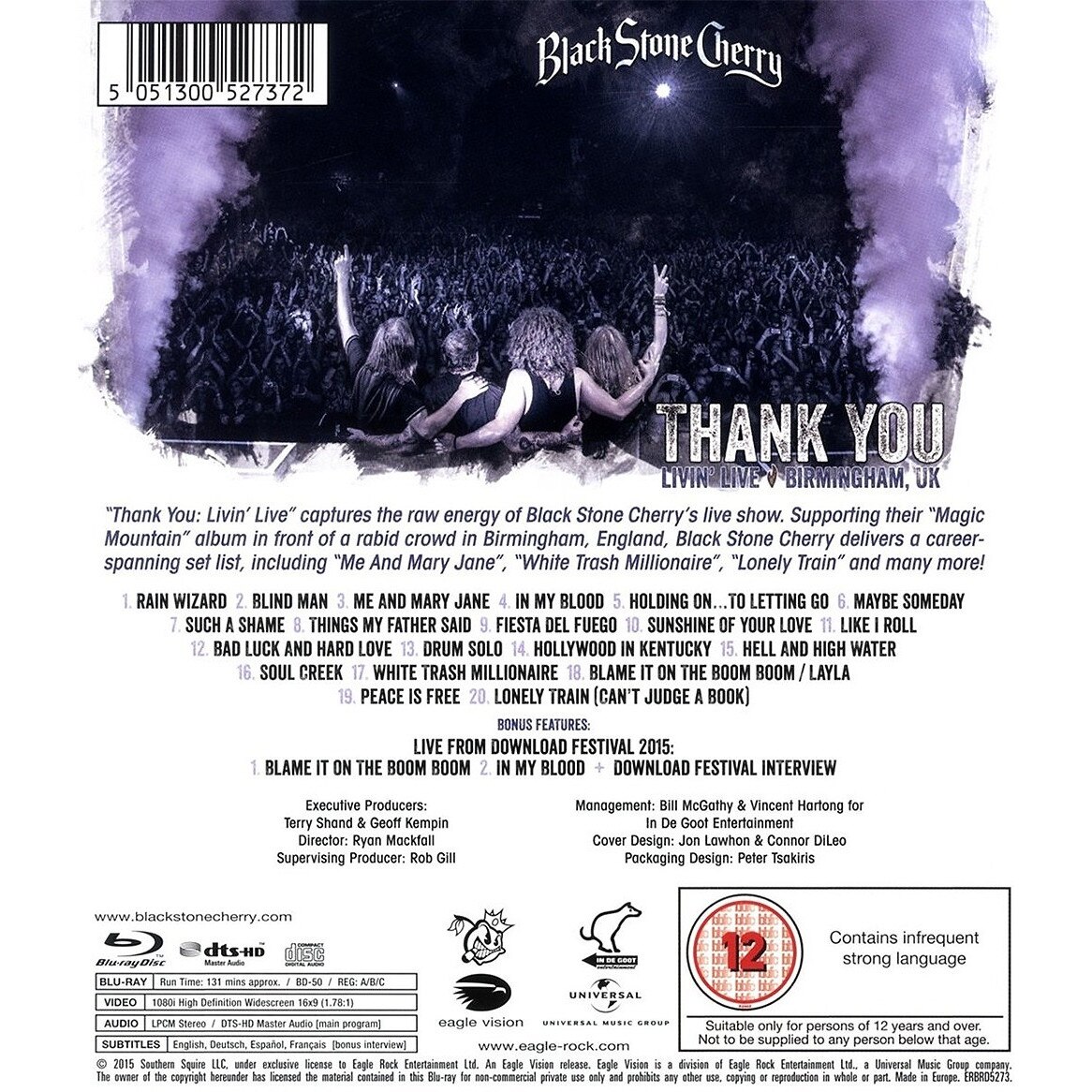 Thank You: Livin Live Birmingham UK October 30 [DVD]