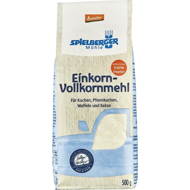 Faina integrala de Einkorn Demeter bio, 500g, Spielberger