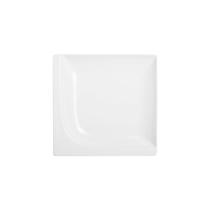Ambition Monaco 94612 mélytányér 22,5 cmx 22,5 cm, fehér