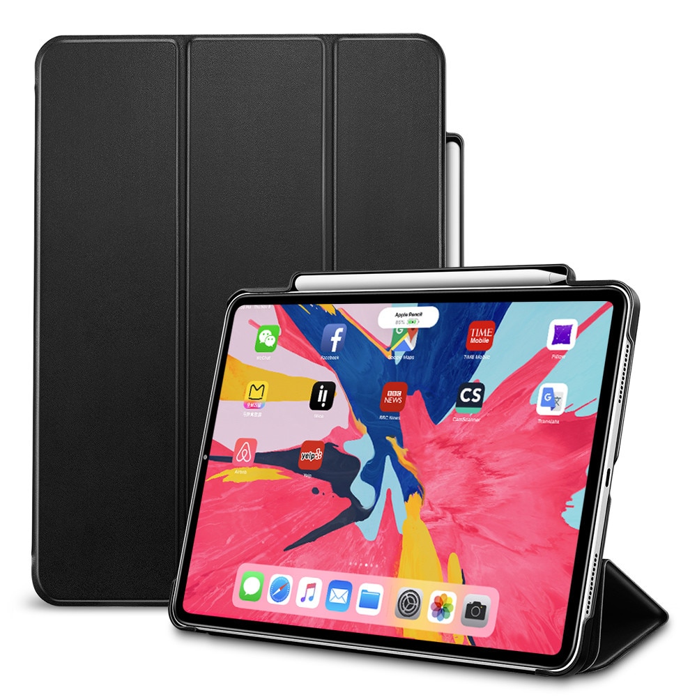 Carcasa ESR Yippee Pencil Holder compatibila iPad Pro 11 inch 2018, Black