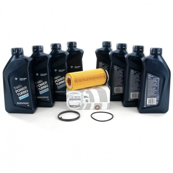 Pachet Revizie 8 Buc Ulei motor Bmw Twin Power Turbo 5W-30 1L + Filtru Ulei Bmw 11427808443 Pachet Revizie 8 Buc Ulei motor Bmw Twin Power Turbo 5W-30 1L + Filtru Ulei Bmw 11427808443