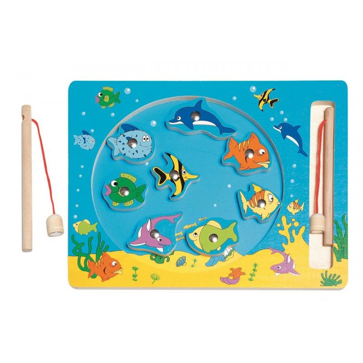 Woodyland Mágneses Horgász Játék, fa