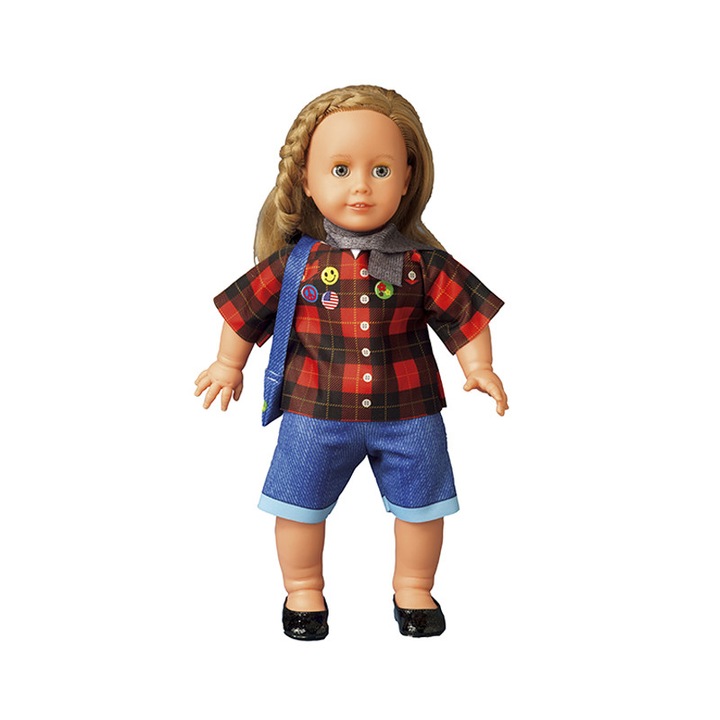 Set de croitorie hainute pentru papusi Couture Felicity Jeans, Dress Your Doll