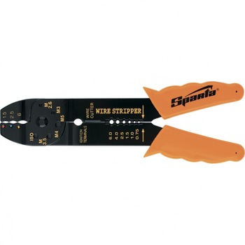 Cleste pentru indepartarea izolatiei si sertizare, 210 mm, SPARTA Cleste pentru indepartarea izolatiei si sertizare, 210 mm, SPARTA