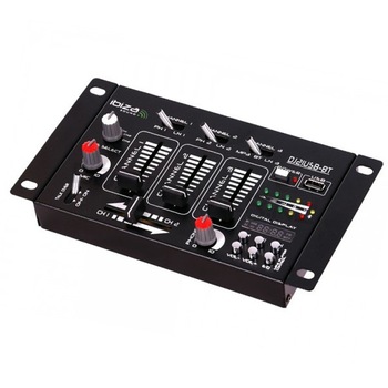 Mixer audio Dj cu bluetooth , neamplificat , cititor Usb , 2 intrari microfon , iesire casti Mixer audio Dj cu bluetooth , neamplificat , cititor Usb , 2 intrari microfon , iesire casti