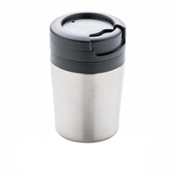 cana coffee to go 160 ml perete dublu xd by alexer ce02 polipropilena otel inoxidabil argintiu breloc inclus imagen 5_0_
0