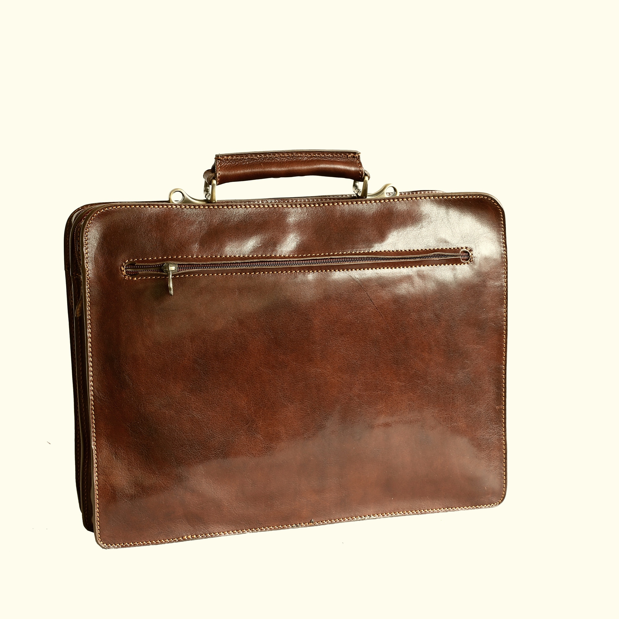 Geanta portlaptop din piele naturala vachetta, SS126A