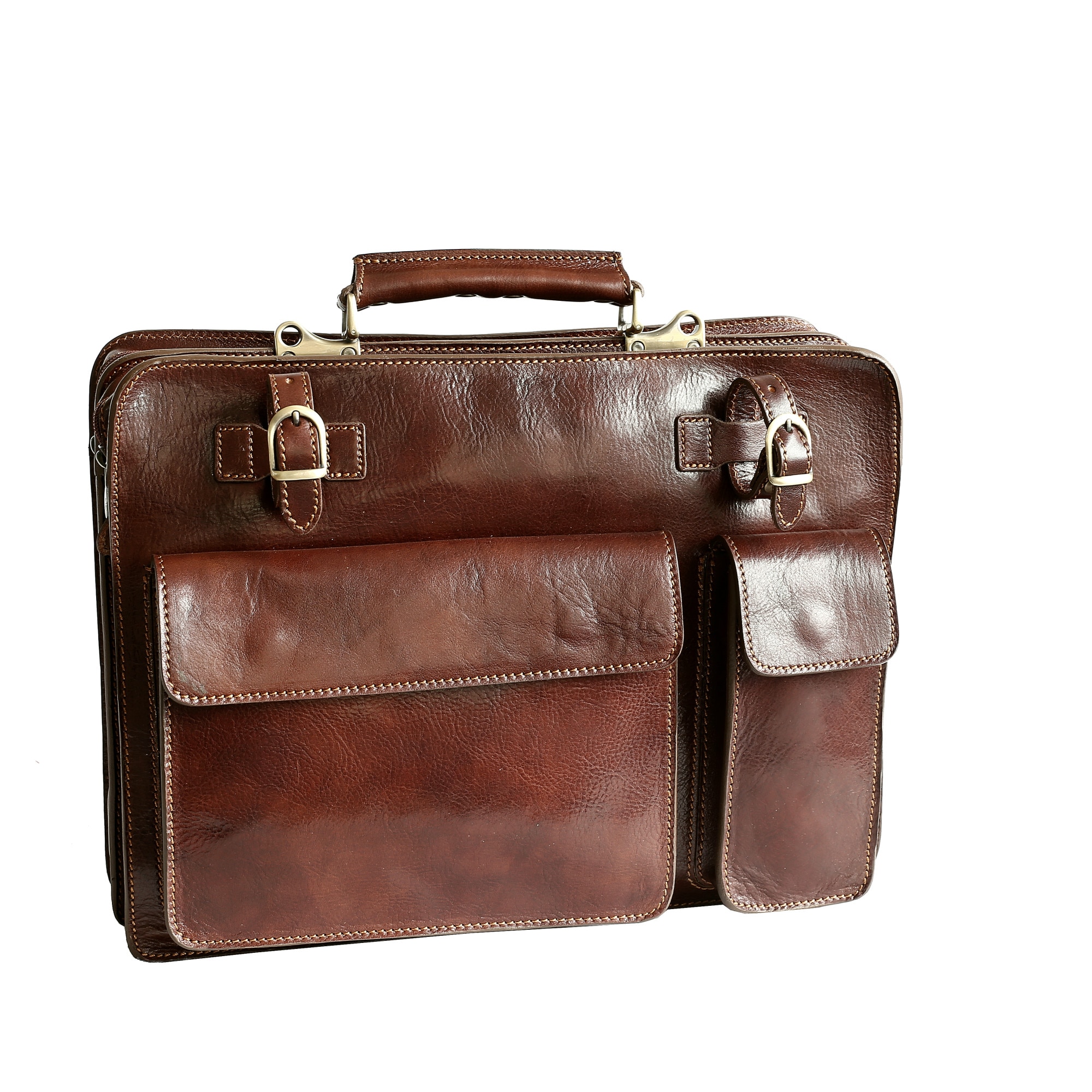 Geanta portlaptop din piele naturala vachetta, SS126A