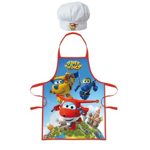 Set sort si boneta de bucatar Super Wings Avioane Multicolor