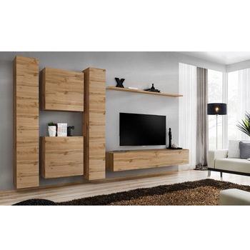 Set Living Genarom Switch6 WT SW 6, Stejar Wotan, 330 x 180 x 40 cm Set Living Genarom Switch6 WT SW 6, Stejar Wotan, 330 x 180 x 40 cm