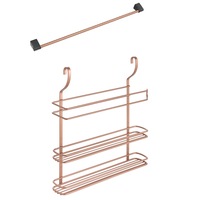 etajera cu doua rafturi si suport rola de hartie si prosop de hartiecu bara suport inclusa finisaj cupru 35 x 8 x 38 cm imagen 36_0_
0